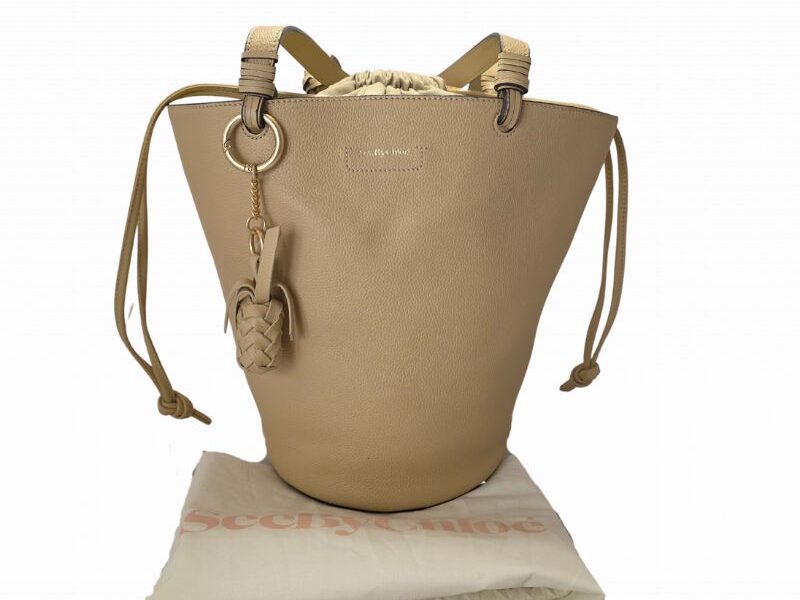 Chloé bucket bag pre-loved beige